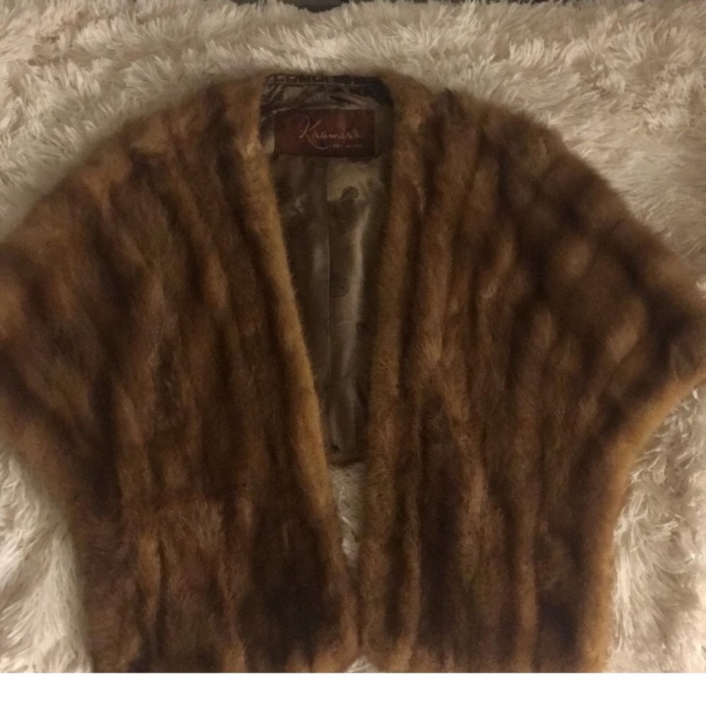 Real Fur Shawl